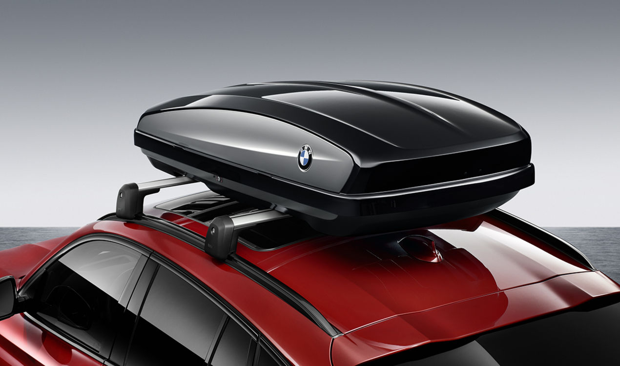 Coffre de toit 420 d`origine BMW noir (82732406460) | HUBAUER-Shop.de