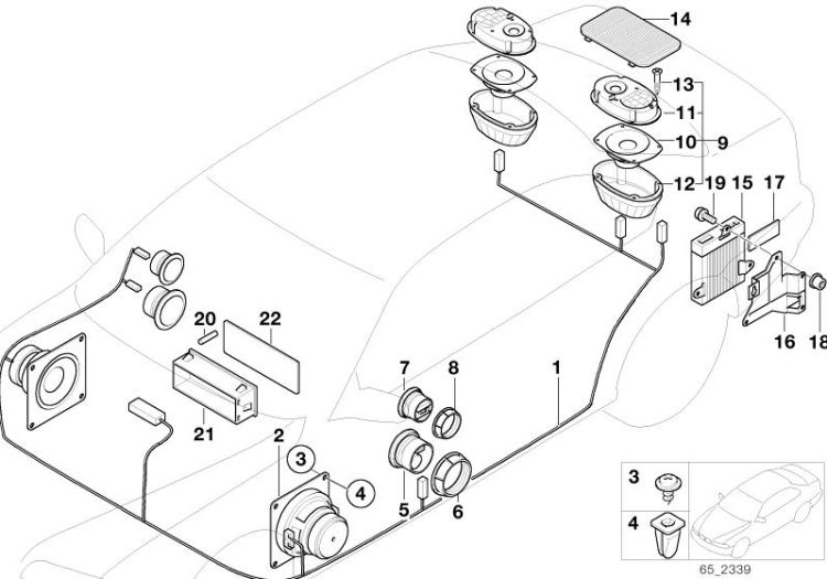 Top-hifi system amplifier, Number 15 in the illustration