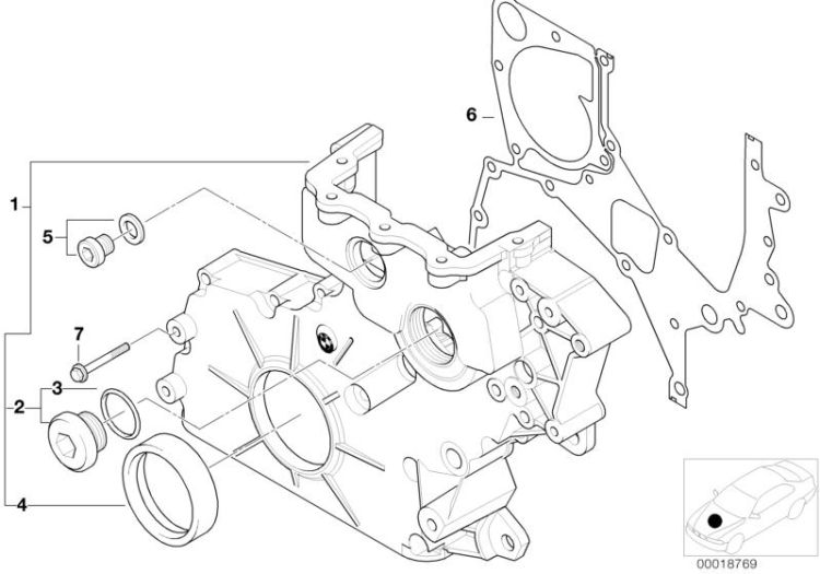 Lower timing case ->59391642270