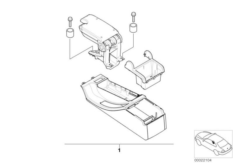51169415864 Retrofit kit armrest leather front Retrofitting  conversion  accessories Interior Contents BMW 3er E90 E46 >22104<, Juego reequ., apoyabrazo, cuero delant.