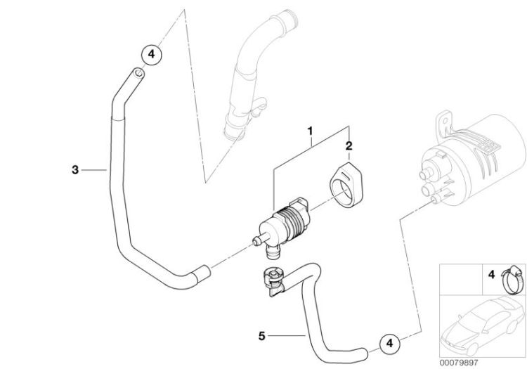 Fuel Tank Breather Line, Number 05 in the illustration
