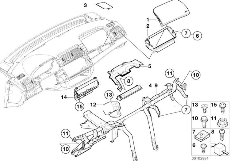 51458402264 TRIM PANEL DOOR ENTRANCE RIGHT Vehicle trim Instrument carrier  mounting parts BMW X5 E70 E53 >102991<, Revestimiento zona pies derecho