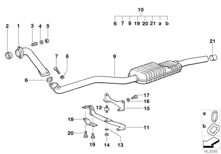 07119906181, 07119901125 Hex Bolt Exhaust system Catalytic converter front silencer BMW 5er E12 07112243834 E21 E30 E46 E36 E12 E28 E34 E39 E24 E23 E32 E26 Z1 Z3 >121476<, Tornillo hexagonal