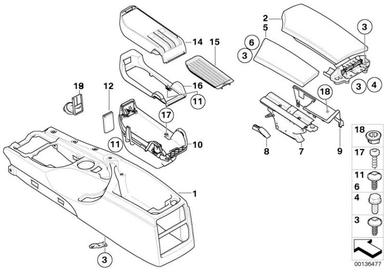 Retrofit, armrest front, movable ->47327231177