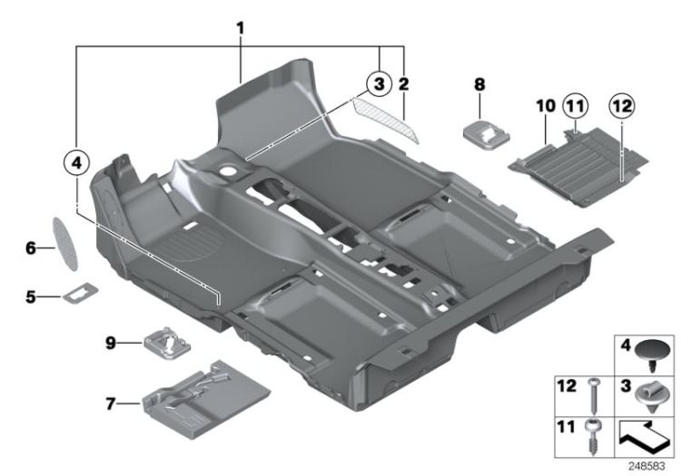 Schraube thermoplastische Kunststoffe, Nummer 11 in der Abbildung