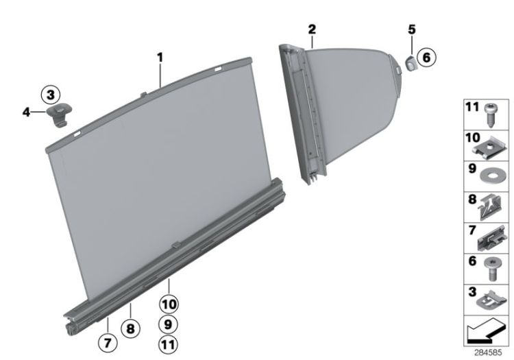 Pare-soleil porte arrière ->47424540187