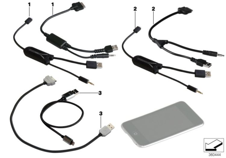 Adapter BMW USB Lightning (61122354478)