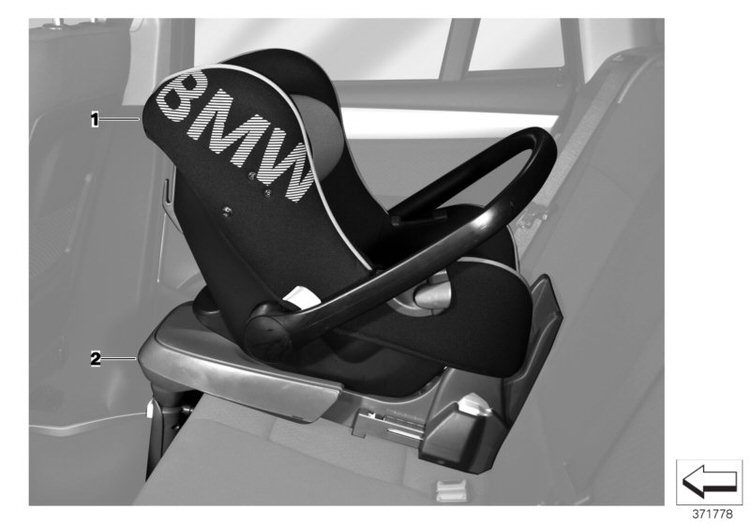 BMW Baby Seat 0+ ->55069011450
