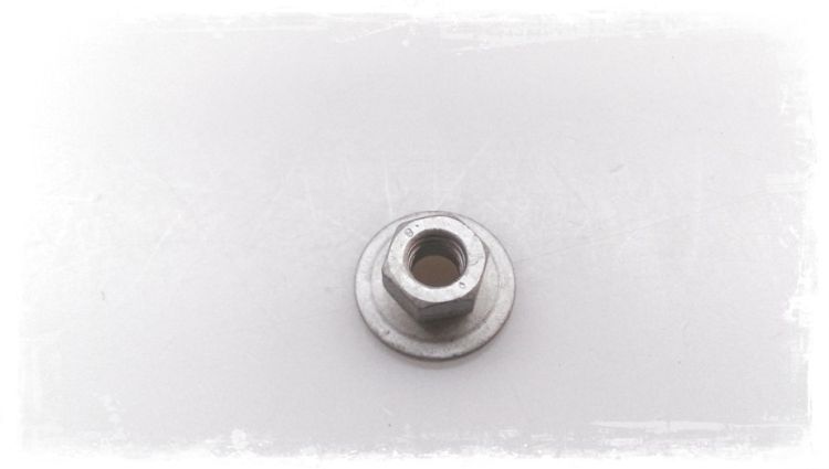 51117070183, 51111835625 Hex nut with plate Vehicle trim Bumper front BMW 3er E30 51110141015 E21 E30 E36 E12 E28 E34 E39 E60 E61 E24 E65 E32 E23 Z1 Z3 E85 E86 >5991<, Dado esagonale con piastra