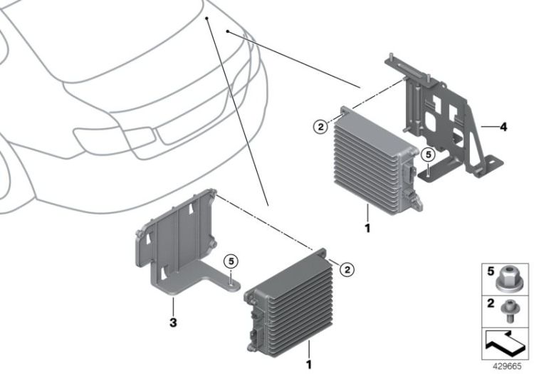 Module de charge batterie, numéro 01 dans l'illustration