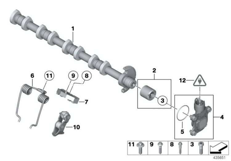 Intermediate lever, Number 10 in the illustration