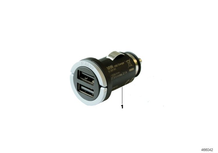 BMW USB Ladegerät ->47176640004