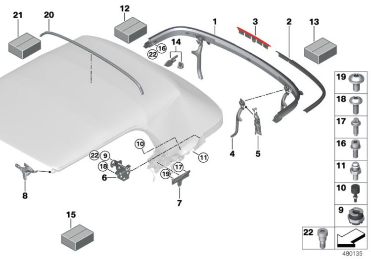 Supporting plate left, Number 07 in the illustration