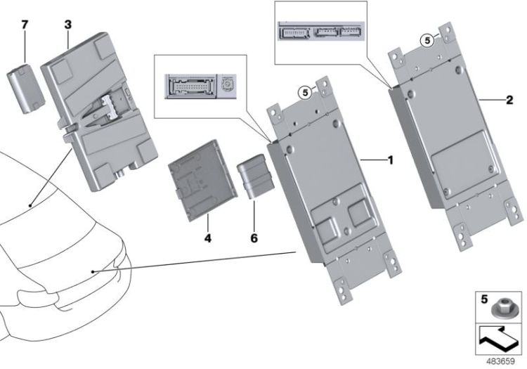 Boîtier électronique télématique ->56081519168