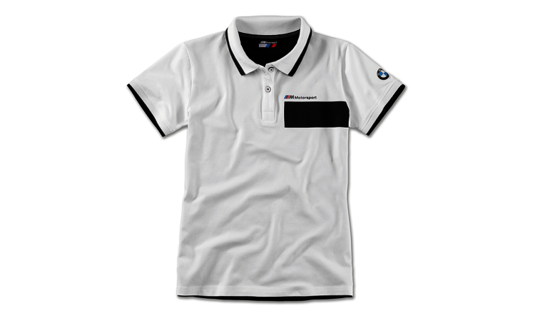 BMW M Motorsport polo shirt women's blk/wht, XL