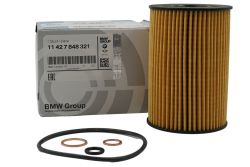 BMW original Juego elemento filtro aceite (11427848321) (11427848321)
