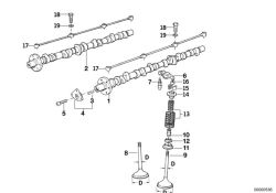 Original BMW valve spring inner  (11341709605)