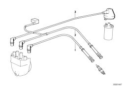Câble d`allumage d`origine BMW ZYL.5 (12121711245)