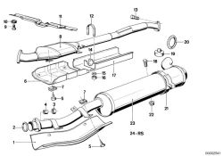 Original BMW Vierkantschraube M8X21 (26111205004)