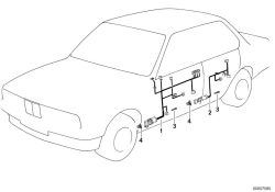 Wiring drivers side, Number 01 in the illustration