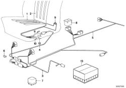 Original BMW Plug housing  (61131361614)