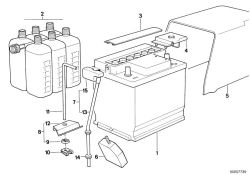 BATTERY HOLD DOWN 217mm