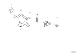 Original BMW Kabelführung links  (61138359521)