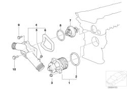 Original BMW Anschlussflansch  (11531740478)