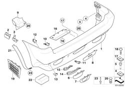 BMW original Remache de macho X5 E70 (51127037881) (51127037881)