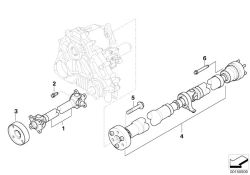 Original BMW Gelenkwelle vorn L=718mm (26207526677)