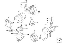 front holder for compressor 