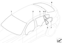 Frontscheibe grün Graukeil Regensensor 