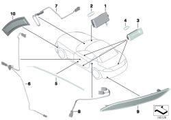 Original BMW Rückstrahler hinten rechts  (63147191768)