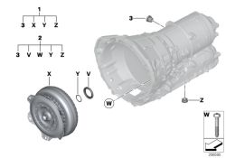 Repair kit for torque converter GA8HP50