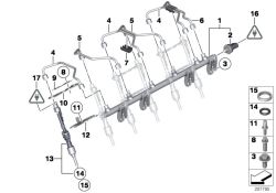 Rail haute pression d`origine BMW  (13537576779)