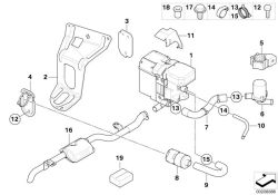 Original BMW Abgasrohr/Schalldämpfer  (64126912744)