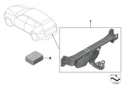 Kit de montage faisceau électrique d`origine BMW  (71602183704)