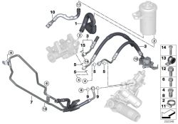 Original BMW Rücklaufleitung  (32416787042)