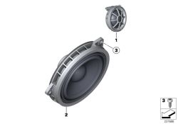 BMW d'origine Altoparlante toni alti Hifi-System  (65139175695)