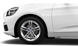 BMW d'origine Cerchio in lega leggera decor-silber 7,5Jx17 ET:54 (36117848601)