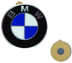 Placchetta BMW con pellicola adesiva D=58mm