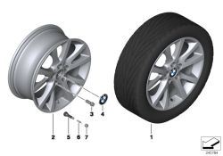 Light alloy rim 71/2Jx18 ET:49