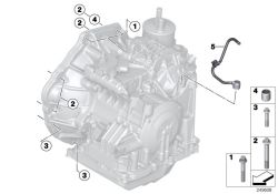 BMW original Tornillo ASAMini Paceman R61 M8X40X1,25 (24007598085) (24007598085)