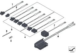 Rep.-Kabel Airbag Seitensensor, Nummer 02 in der Abbildung