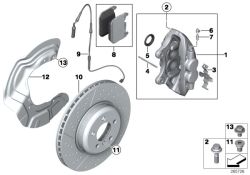Kit rép. garnitures de freins s. amiante d`origine BMW  (34116878882)