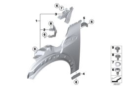 Original BMW Linsenschraube M6x14 (07142756541)