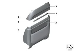 Pannello posteriore sedile comfort inf. Individual (52107984306)