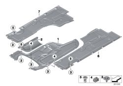 Cache de système d`échappement d`origine BMW  (51757265262)