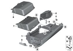 Original BMW Abdeckung Sicherungsleiste  (51169192997)