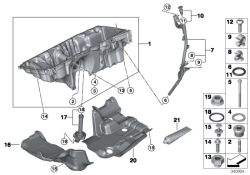 BMW d'origine Tubo di guida  (11438511818)